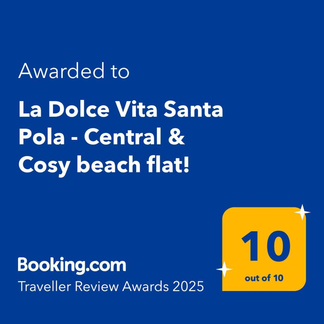 La Dolce Vita Santa Pola - Central & Cosy Beach Flat! Buitenkant foto